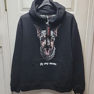 3Forty Doberman Dog Hoodie Size 3X NEW with Tag